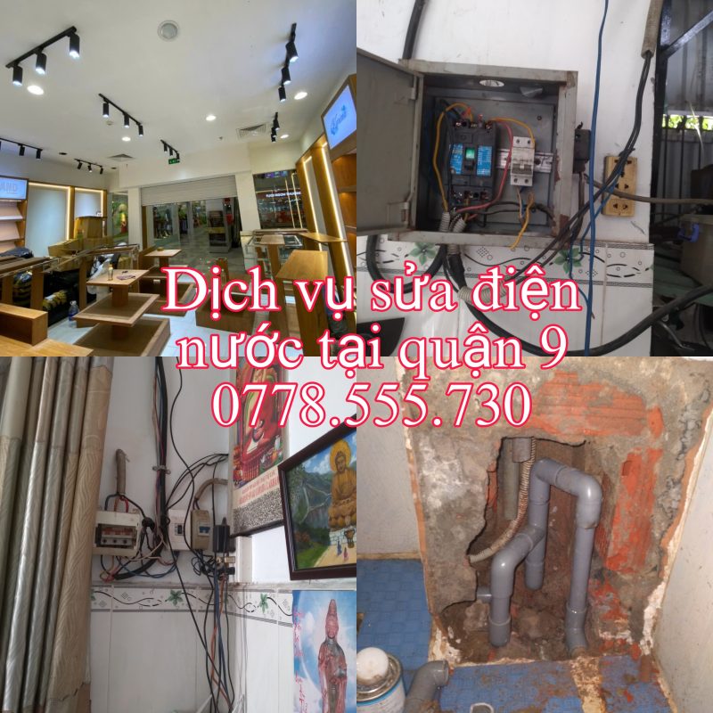 Thợ Sửa Điện Nước Tại Phường Phước Long A, Quận 9 - Gọi Thợ Đến Ngay 6 dich vu sua dien nuoc tai nha phuong hiep phu