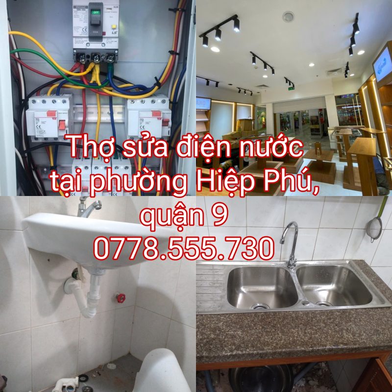 Thợ Sửa Điện Nước Tại Phường Hiệp Phú, Quận 9 - 0778.555.730 16 Thợ sửa điện nước tại phường Hiệp Phú