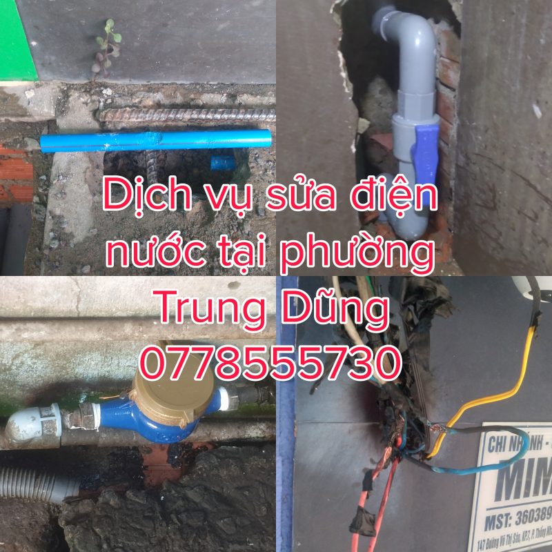 Dịch Vụ Sửa Điện Nước Tại Phường Trung Dũng-Biên Hòa - Giá Rẻ - Gọi Thợ Đến Ngay 9 Dịch vụ sửa điện nước tại phường Trung Dũng