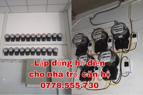 Lắp đặt đồng hồ điện tại Dĩ An cho nhà trọ, căn hộ Lắp đặt đồng hồ điện tại Dĩ An cho nhà trọ, căn hộ