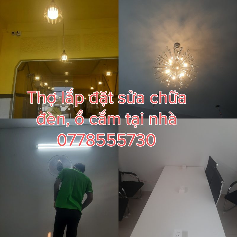 Thợ Lắp Đặt Sửa Bóng Đèn Ổ Cắm Tại Nhà Biên Hòa - 0778555730 - Giá Tốt 1 Thợ lắp đặt, sửa bóng đèn ổ cắm tại nhà