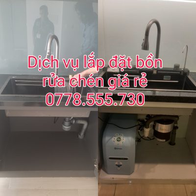 Dịch vụ lắp đặt bồn rửa chén giá rẻ Dịch vụ lắp đặt bồn rửa chén giá rẻ