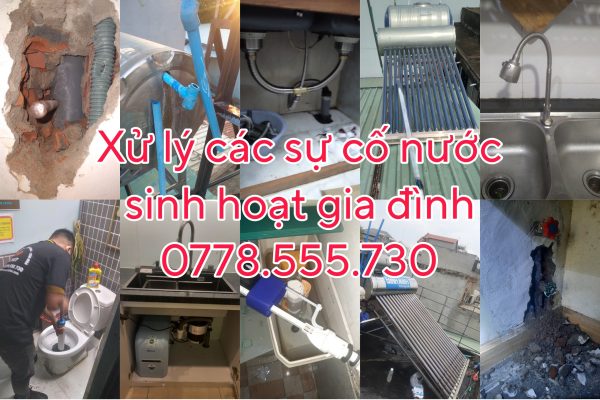 Xử lý các sự cố nước sinh hoạt gia đình Xử lý các sự cố nước sinh hoạt gia đình
