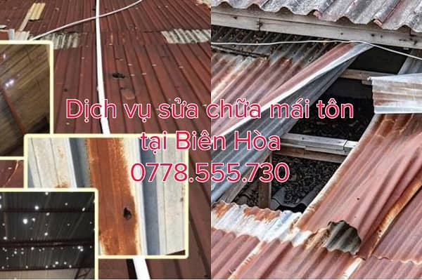 Hà Phát nhận công trình sửa chữa chống dột mái tôn tại Biên Hòa Hà Phát nhận công trình sửa chữa chống dột mái tôn tại Biên Hòa