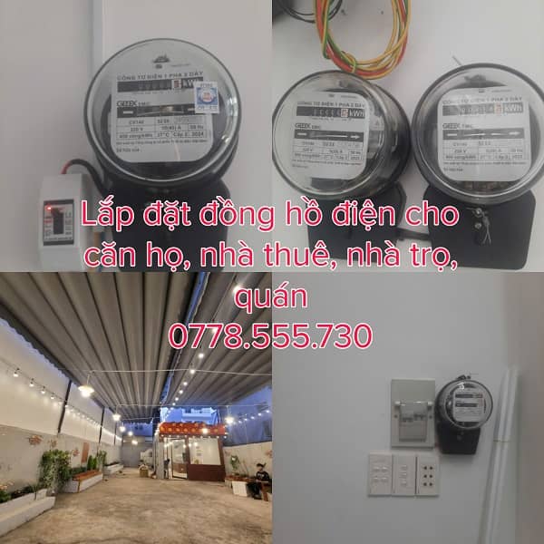 Dịch vụ lắp đặt đồng hồ điện tại quận Bình Thạnh Dịch vụ lắp đặt đồng hồ điện tại quận Bình Thạnh