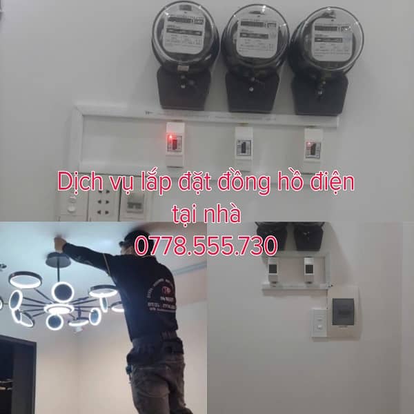 Dịch Vụ Lắp Đặt Đồng Hồ Điện Tại Quận Bình Thạnh - Sửa Điện Nước 0778.555.730 1 lap dong ho dien 3