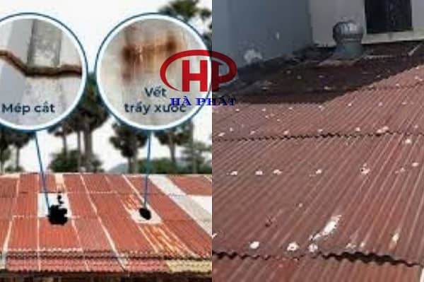 Dấu hiệu mái tôn lâu ngày bị dột Dấu hiệu mái tôn lâu ngày bị dột