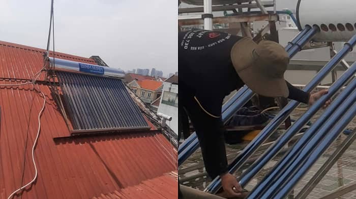 Quy trình vệ sinh máy nước nóng năng lượng mặt trời tại nhà an toàn, sạch sẽ, gọn gàng chuyên nghiệp tại Hà Phát Quy trình vệ sinh máy nước nóng năng lượng mặt trời tại nhà an toàn, sạch sẽ, gọn gàng chuyên nghiệp tại Hà Phát