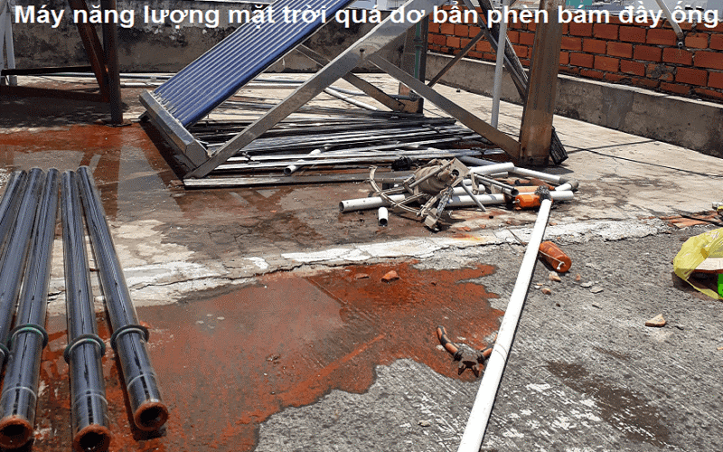 Xả cặn và vệ sinh bình bảo ôn Xả cặn và vệ sinh bình bảo ôn