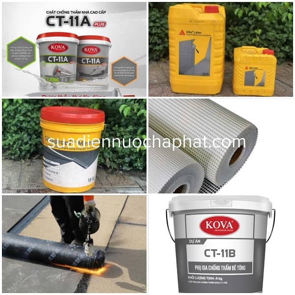 Chống thấm sàn bằng Sika Top Seal 107 / Sikatop 109 (Vữa Polymer 2 thành phần) Chống thấm sàn bằng Sika Top Seal 107 / Sikatop 109 (Vữa Polymer 2 thành phần)